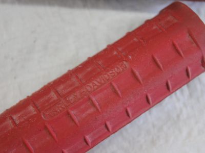 Harley Davidson Red Rubber WAFFLE Grips