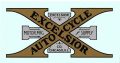 1912-16 EXCELSIOR GAS TANK AND FENDER – W/S DECALS
