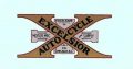 1912-16 EXCELSIOR GAS TANK AND FENDER – W/S DECALS