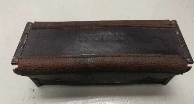 INDIAN Leather Tool Boxes