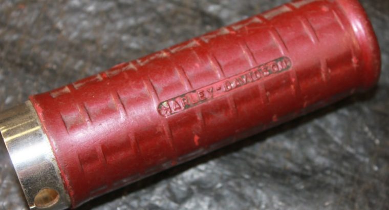 RED HANDLEBAR SPIRAL / GRIP / 1949-57 / ONE ONLY