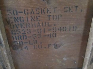 NOS WW11 Crate Of Harley 45 Top End Gasket Kits