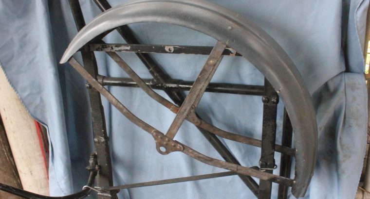 J MODEL SIDECAR CHASSIS, WHEEL and FENDER